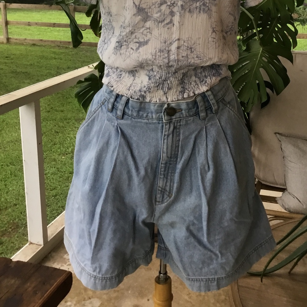 Vintage High-waisted Denim Shorts